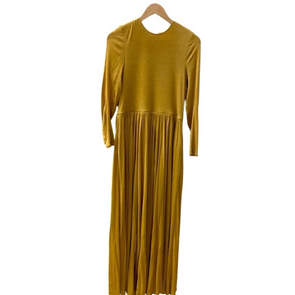 Zimmermann Gold Long Sleeve Dress - Picture 3 of 9